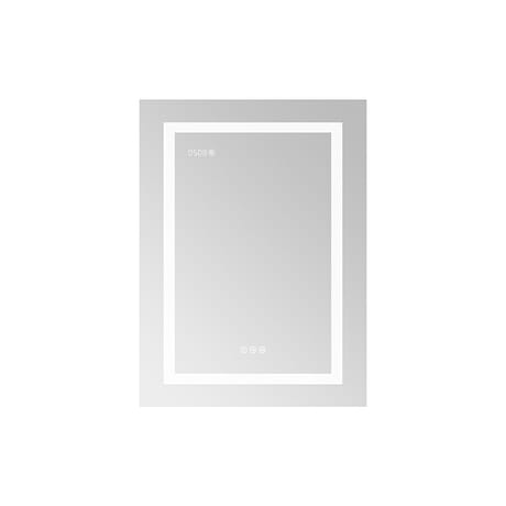 Rory Grooved 24x32" Rectangle Recessed or Wall Mounted Right-Hand LED Medicine Cabinet with Mirror