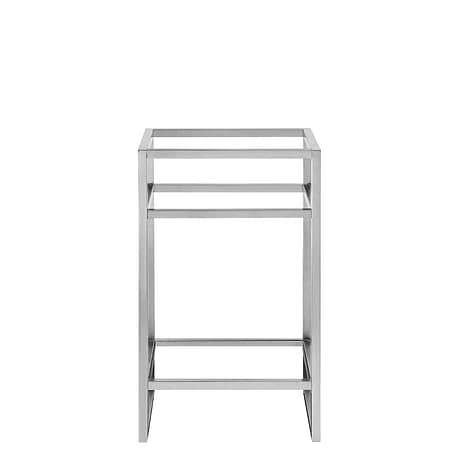 Boston Brushed Nickel 20" Freestanding Vanity without Top by JMV