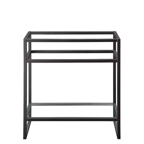 Boston Matte Black 32" Freestanding Vanity without Top by JMV