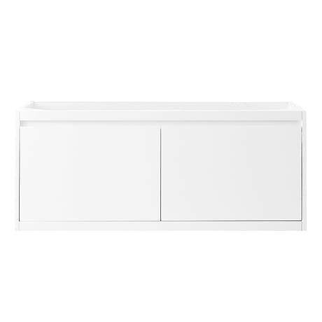 Mantova Mantova Glossy White 48" Floating Vanity without Top by JMV