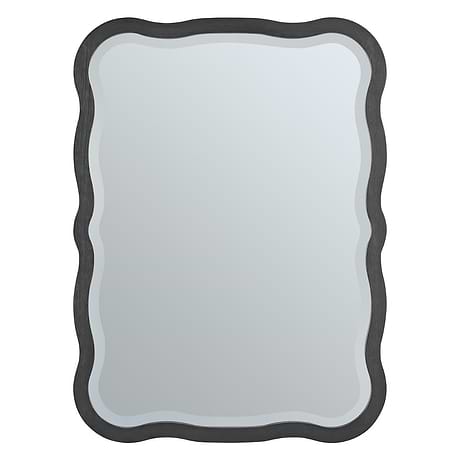 Rowyn Carbon Oak 28x38" Wavy Rectangle Mirror by JMV