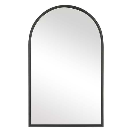 Simpla Horizon Black 24x39" Arched Mirror