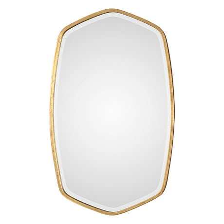 Ayelet Gold 22x36" Geometric Mirror