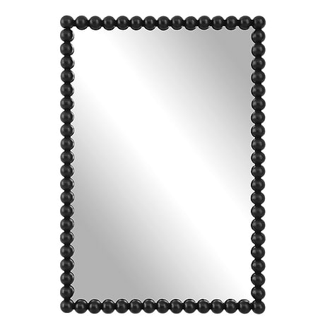 Shari Black 21x30" Rectangle Mirror
