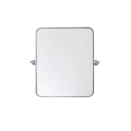 Liora Silver 20x24" Rectangle Tilt Mirror