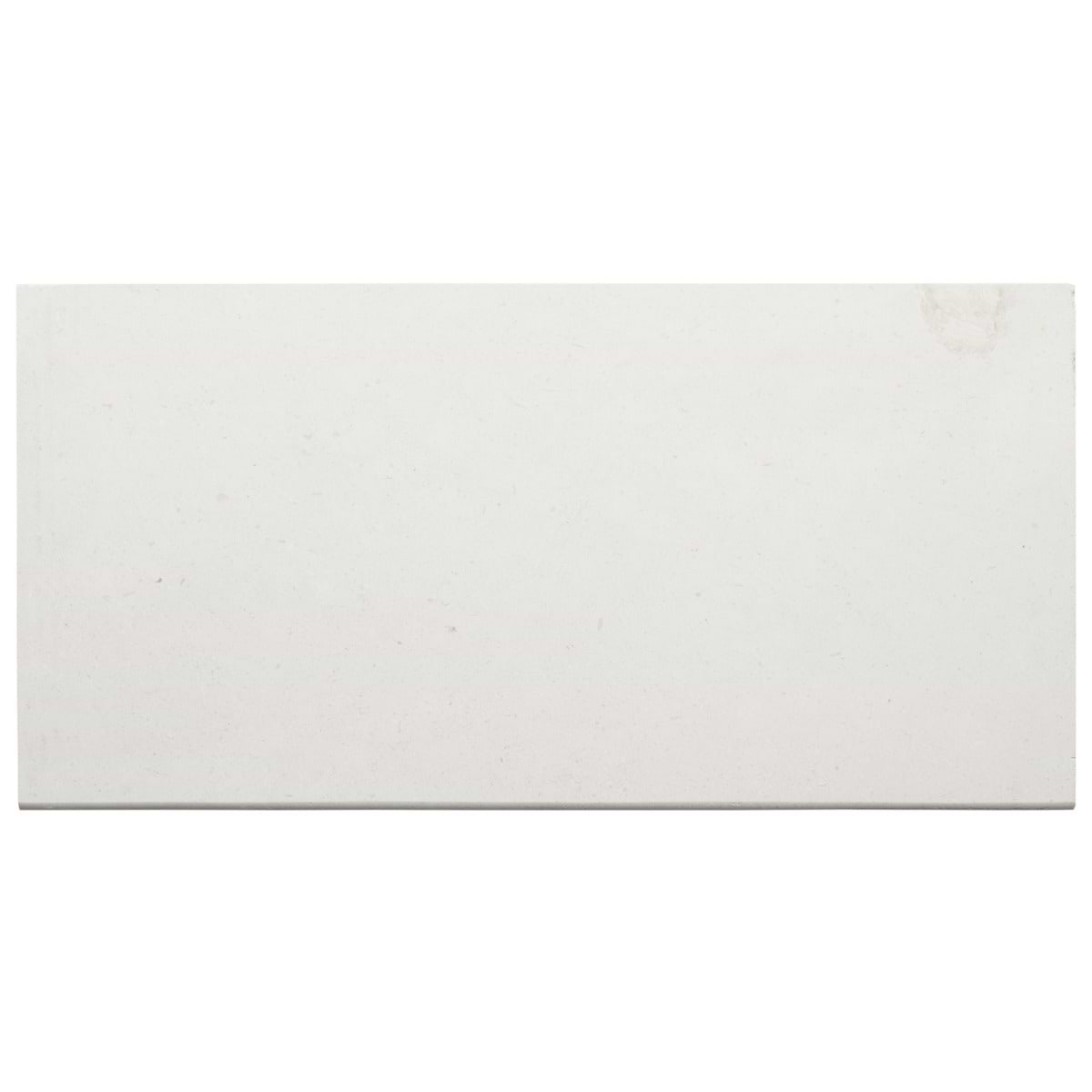 CORINTHIAN WHITE White 12x24 Honed Limestone 5CM Pool Coping