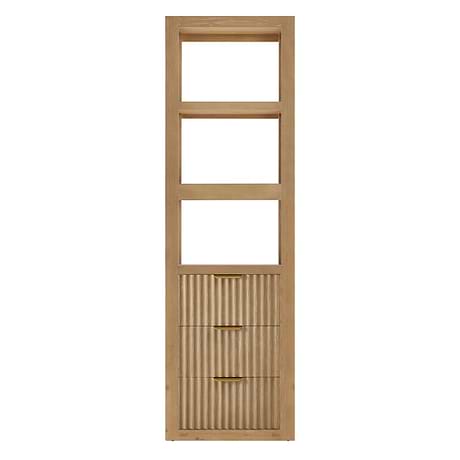 Solara Blonde Oak 22" Linen Cabinet