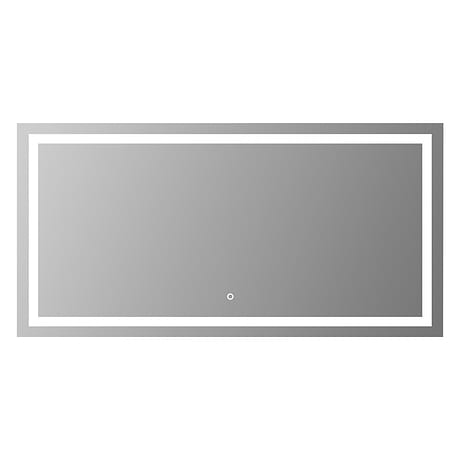 Estra Silver 60x30" Rectangle LED Mirror