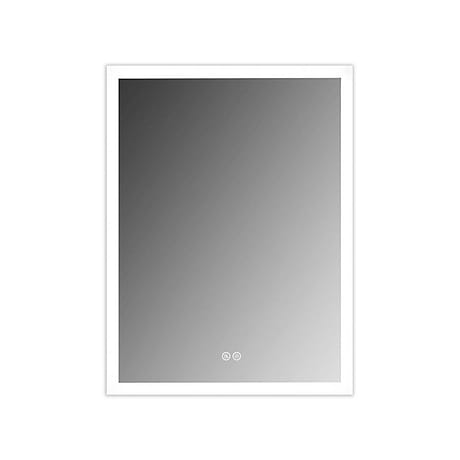 Mirava 24x32"  Rectangle Recessed or Wall Mounted Left-Hand LED Medicine Cabinet with Mirror