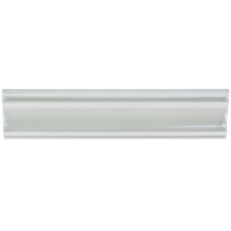 Seaport  Chameleon Sage Gray 2x10 Ceramic Chair Rail Liner