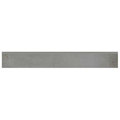 Flatiron Graphite Gray 3x24 Semi-Polished Porcelain Bullnose By Angela Harris