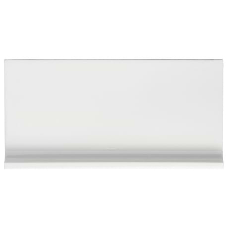 Park Hill White 4x8 Polished Porcelain Cove Base