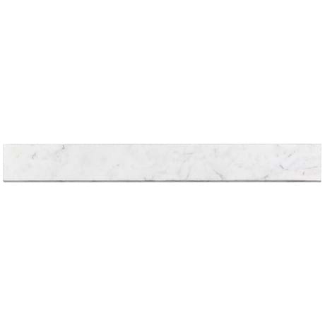 Marble Tech  Bianco Gioia 3x24 Matte Porcelain Bullnose