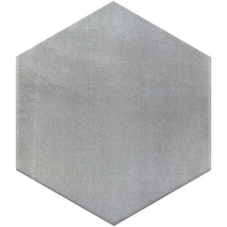 Paige Grigio Gray 10" Hexagon Matte Porcelain Tile