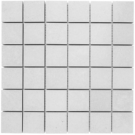 Fordham Bianco White 2X2 Matte Porcelain Mosaic