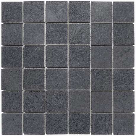 Fordham Nero Black 2X2 Matte Porcelain Mosaic