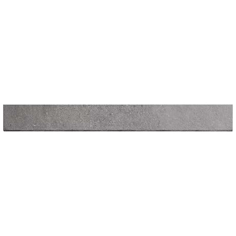 Era Silver Gray 3x24 Limestone Look Matte Porcelain Bullnose