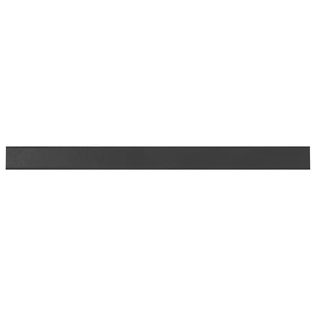 Arlo Black 1x11 Matte Ceramic 1/4 Round BullNose