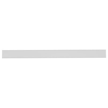 Arlo White 1x11 Matte Ceramic 1/4 Round BullNose