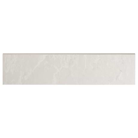 Boscato Cream White 3x24 Marble Look Matte Porcelain Bullnose