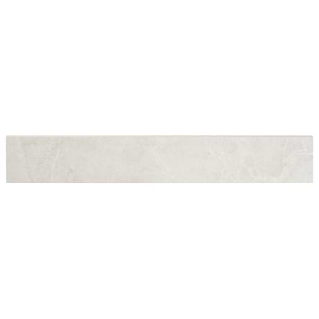 Boscato Cream White 3x24 Marble Look Polished Porcelain Bullnose