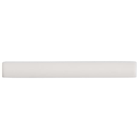Valenova White 1/4 Round Matte Ceramic Bullnose by Stacy Garcia