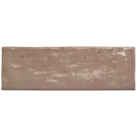 Portmore Taupe 3x8 Glazed Ceramic Bullnose