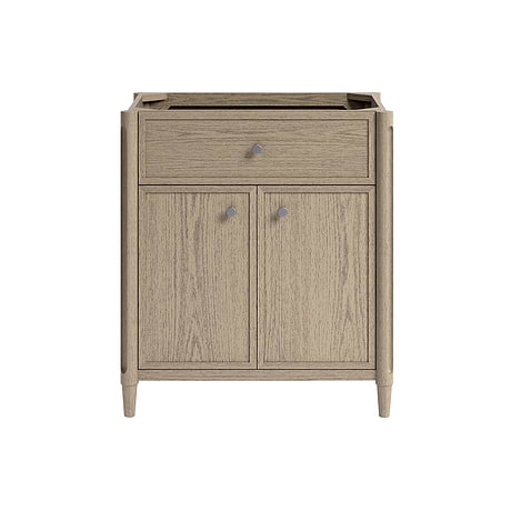 Ashford Greige Ash 30" Single Vanity without Top by TileBar Studio Vanities