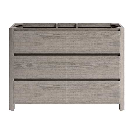 Dalton Steel Oak 48" Single Vanity without Top by TileBar Studio Vanities
