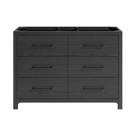 Edison Ebony Oak 48" Single Vanity without Top by TileBar Studio Vanities
