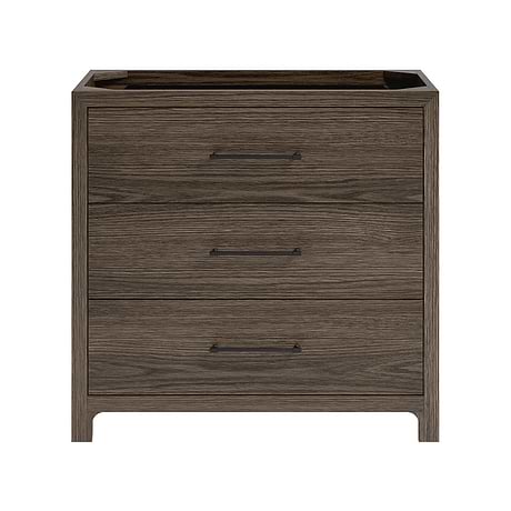 Edison Espresso Oak 36" Single Vanity without Top by TileBar Studio Vanities