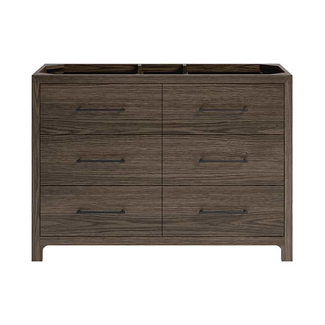 Edison Espresso Oak 48" Single Vanity without Top by TileBar Studio Vanities