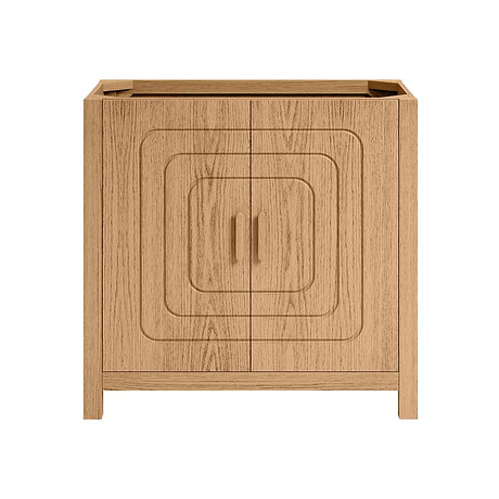 Emett Medium Ash 36" Single Vanity without Top by TileBar Studio Vanities