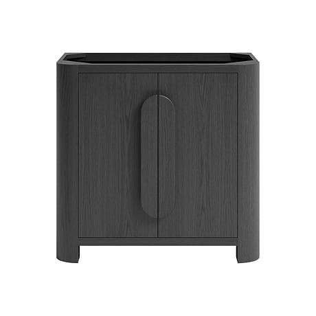 Harper Ebony Oak 36" Single Vanity without Top by TileBar Studio Vanities
