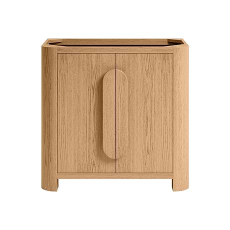 Harper Medium Ash 36" Single Vanity without Top by TileBar Studio Vanities