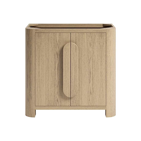 Harper Medium Ash 36" Single Vanity without Top by TileBar Studio Vanities