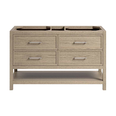 Rowan Greige Ash 48" Single Vanity without Top by TileBar Studio Vanities