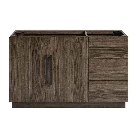 Orville Espresso Oak 48" Single Vanity without Top by TileBar Studio Vanities