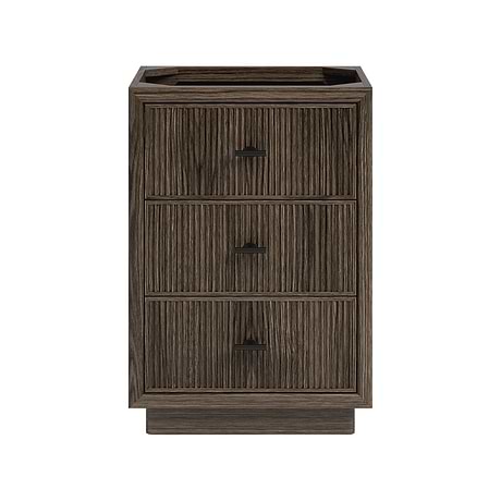 Rhett Espresso Oak 24" Single Vanity without Top by TileBar Studio Vanities