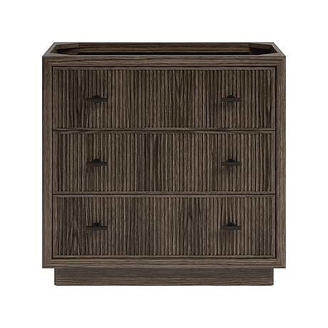 Rhett Espresso Oak 36" Single Vanity without Top by TileBar Studio Vanities
