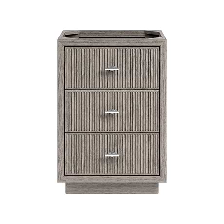Rhett Steel Oak 24" Single Vanity without Top by TileBar Studio Vanities