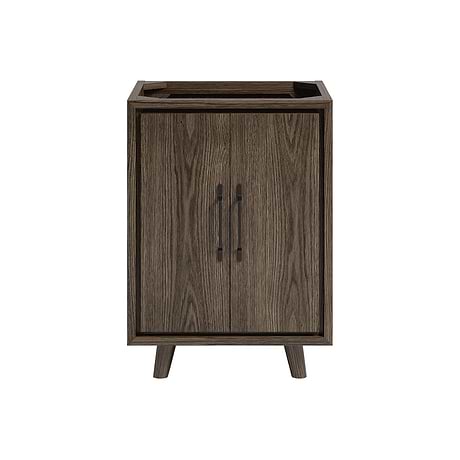 Setton Espresso Oak 24" Single Vanity without Top by TileBar Studio Vanities