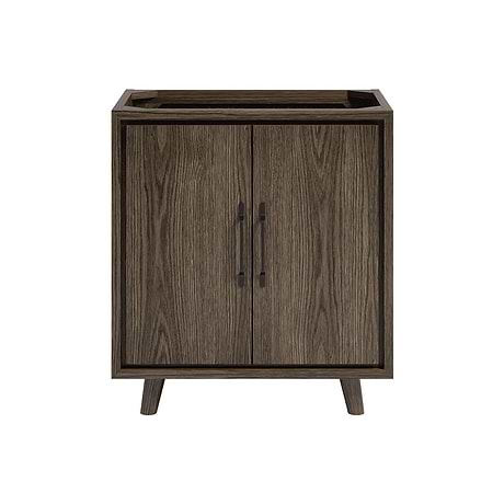 Setton Espresso Oak 30" Single Vanity without Top by TileBar Studio Vanities