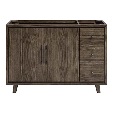 Setton Espresso Oak 48" Single Vanity without Top by TileBar Studio Vanities
