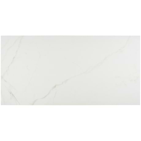 TilebarXL Marmi Calacatta White 24X48 Polished Porcelain Slab