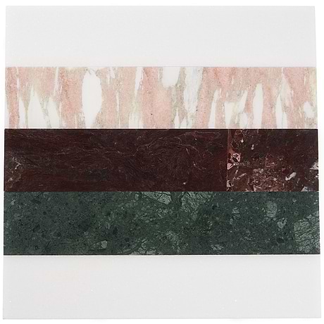 Arc Linear Passion Multicolor 12X12 Polished Marble Mosaic By Elizabeth Sutton