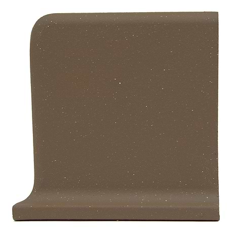 Elemental Chestnut Brown 6x6 Ceramic Quarry Tile Cove Base Right Outside Corner (14 per box)
