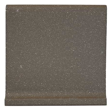 Elemental Pewter Brown 6x6 Ceramic Quarry Tile Cove Base (14 per box)