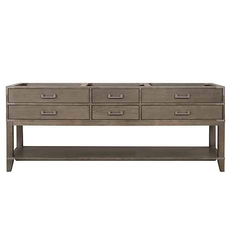 Calico Gray Oak 84" Double Vanity without Top