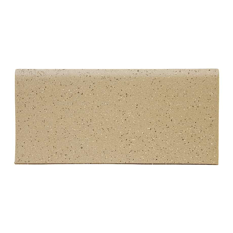 Elemental Beige 4x8 Ceramic Quarry Tile Bullnose  (12 per box)